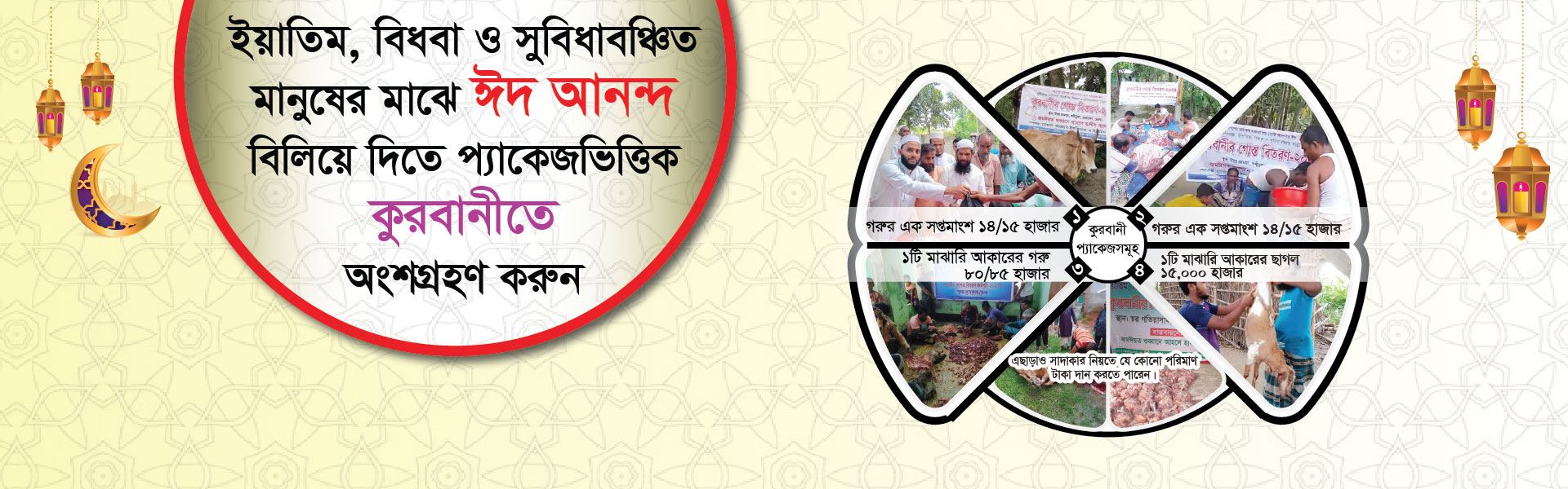 কুরবানীতে অংশগ্রহণ করুন